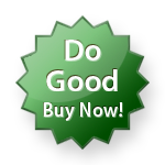 Green badge: Do Good, Buy Now!